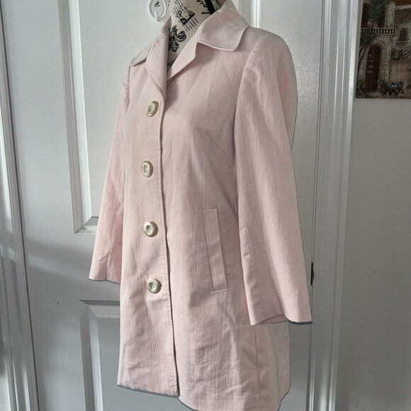 Y2K Vintage Marc Jacobs Jacket Blazer Baby Pink Cotton - Picture 3 of 12